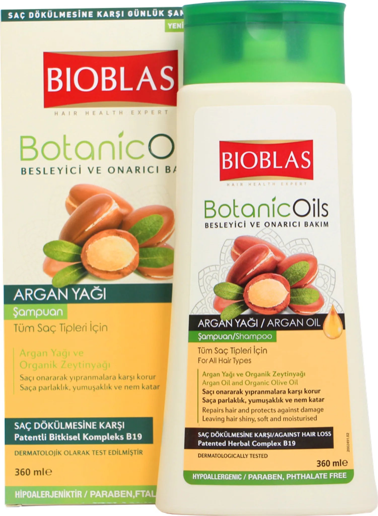 Bioblas - Botanic Oils Arganöl Shampoo 360 ml